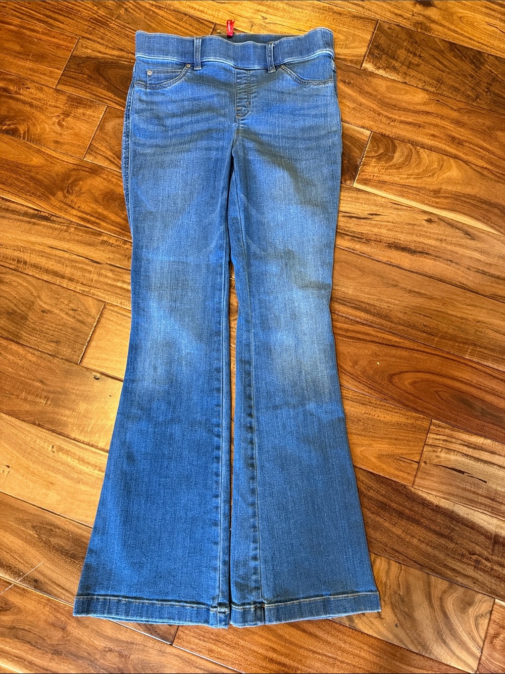 SPANX Denim Flare Jeans, Medium, EUC